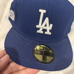 Los Angeles Dodgers New Era Hat Size 8 Fitted