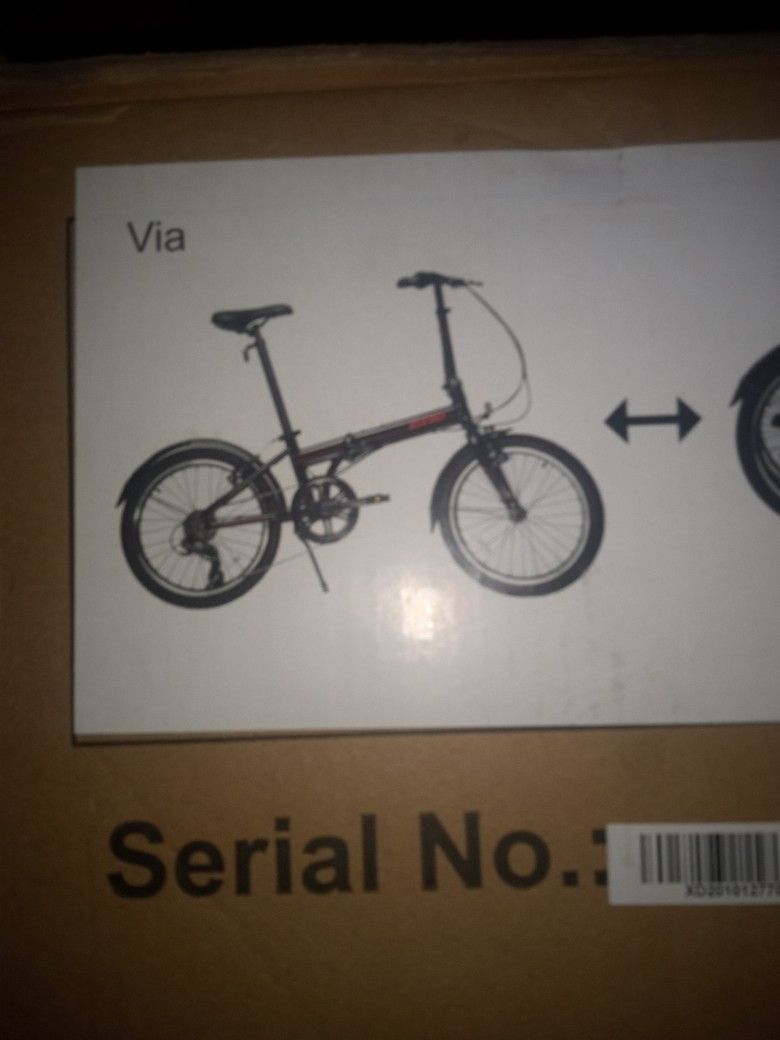 Zizzo Via Collapsing Bicycle Brand New