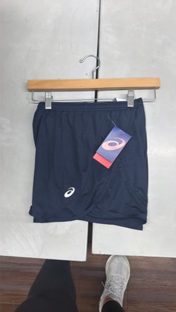 Asics Navy Blue Athletic running Shorts only medium available