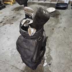 Left Handed Gold Club Set