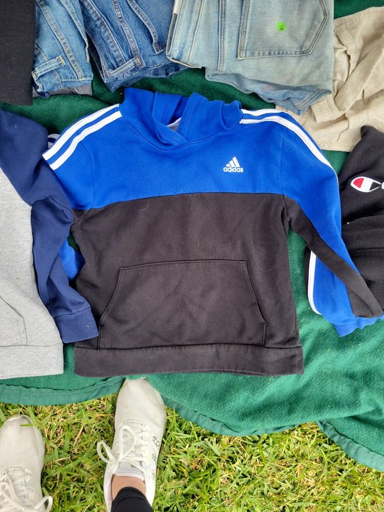 Kid Adias And Nike Sweatshirts