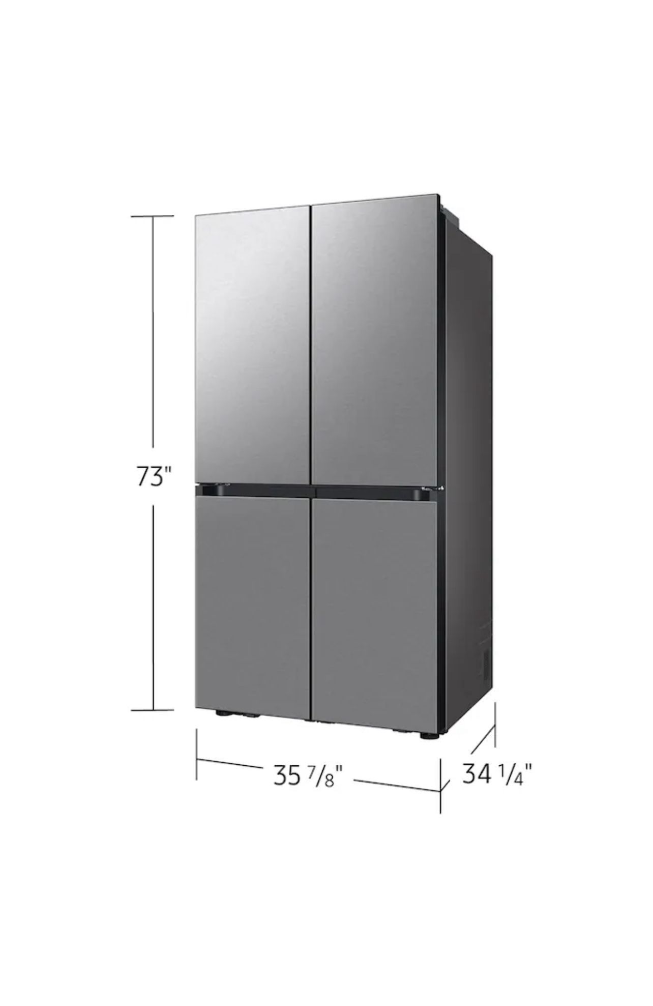 3-NEW IN BOX SAMSUNG BESPOKE FLEX REFRIGERATOR PANELS IN STAINLESS STEEL