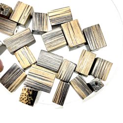 Lot Of 21 Wooden Beads