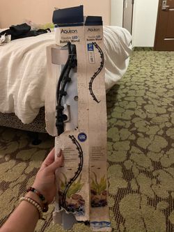 Flexible led bubble wand for fish tank