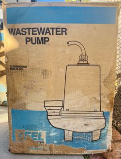 Dayton Teel submersible non clog waste water pump model 3P651A NEW