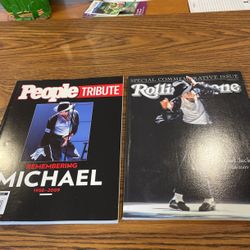 Ex Cond 2 Michael Jackson Tribute Magazines