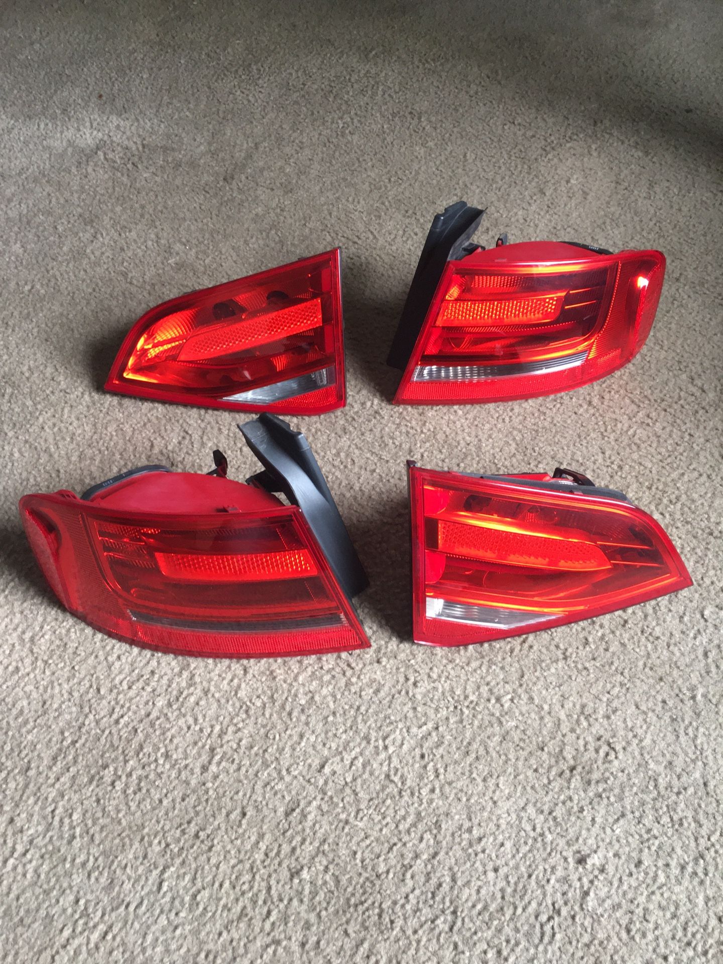 AUDI A4 2011 TAIL LIGHTS 