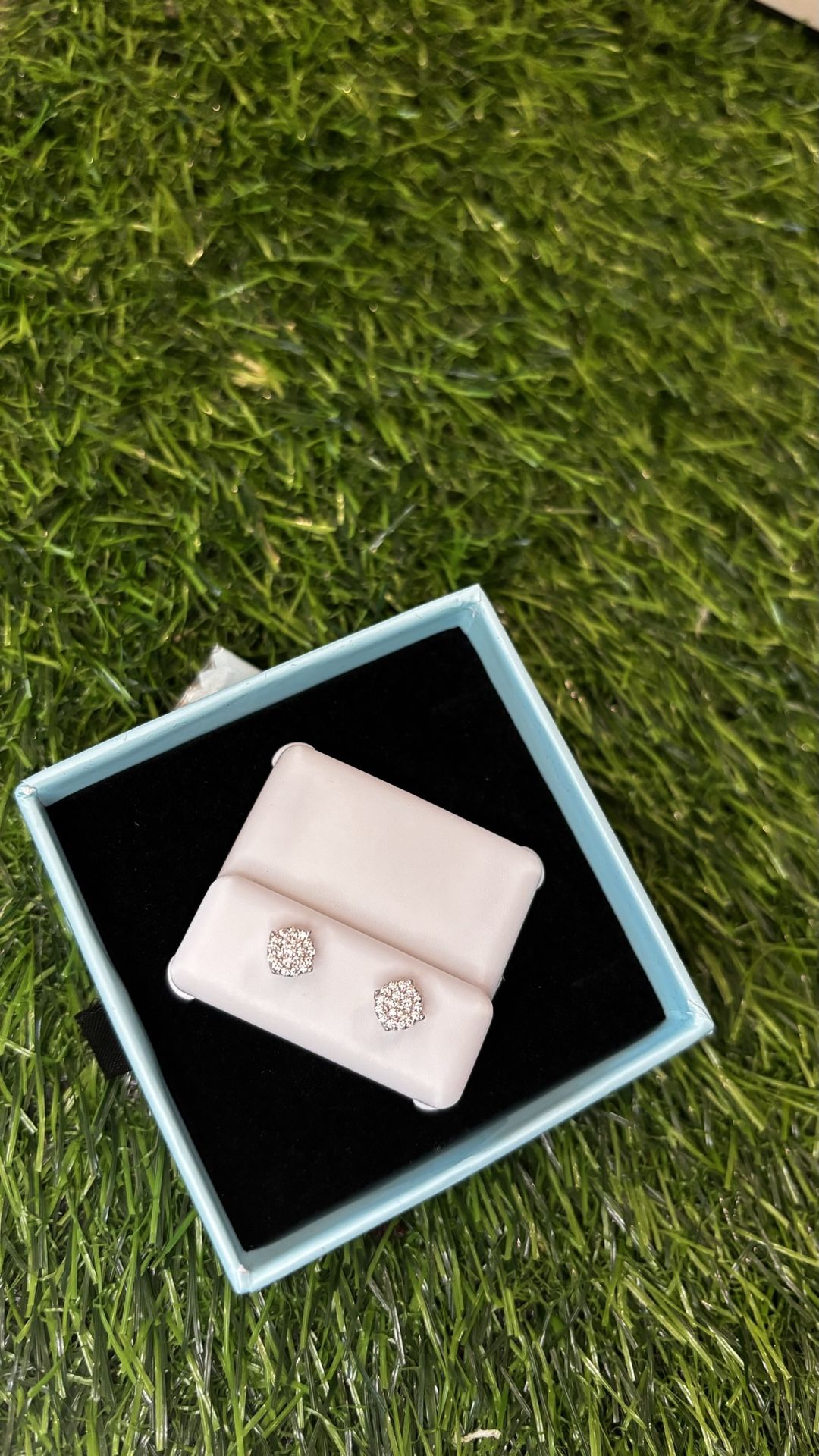 Silver Moissanite Earrings