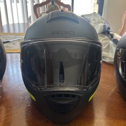 Motorcycle Helmets. 