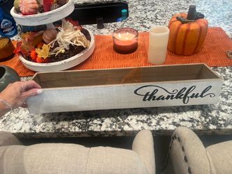 Decorative Fall wooden box-like new