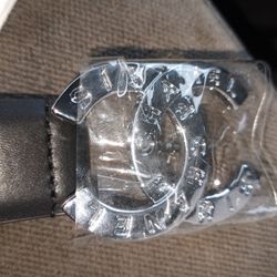 Leather Chanel Belt
