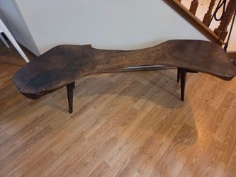 Unique Solid Walnut Coffee Table