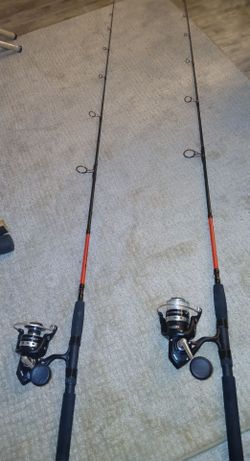 2)New PennPursuit IV 5000 on 2) New Penn Fierce lV 7'0 rods