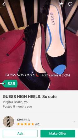 Guess High Heels Size 8.5M