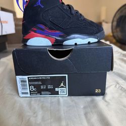 Air Jordan 13 Retro (TD) Sneakers - Black/Red (Toddler Size 8C)