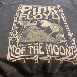 Pink Floyd Official Sweatshirt '73 Tour Dark Side Moon , Size X-Large , NEW !!