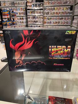 Jada Ultra Street Fighter II Akuma Figure SDCC Exclusive
