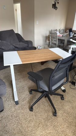 Standing Desk and Office Chair