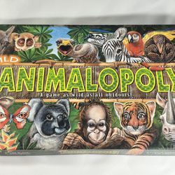 Late For The Sky WILD ANIMALOPOLY Board Game~Complete in the Original Box