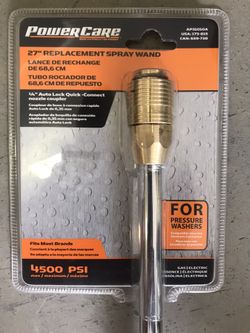 Pressure washer wand