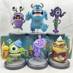 Monster Inc, Monster University figures, 6 pcs Blind box whole set