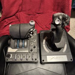 Logitech G X56 H.O.T.A.S Throttle and Joystick Flight Simulator