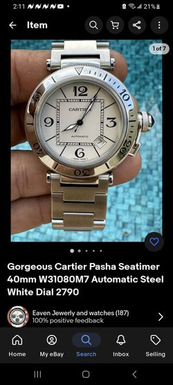 Cartier Pasha Seatimer 40mm Automatic Steel for Sale in El Cajon CA OfferUp