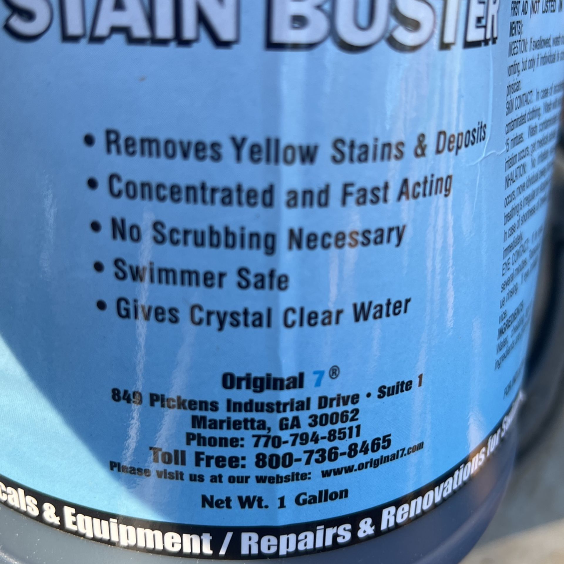 Stain Buster Pool Cleaner 
