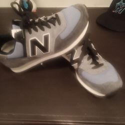 New Balance Gray Low-Top Sneakers