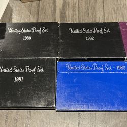 80’s us proof sets
