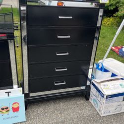 Black Bedroom Dresser Set
