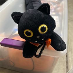 Halloween Doorstop Black Cat