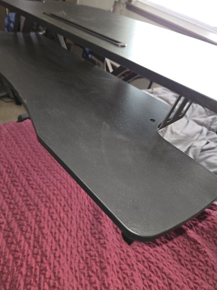Vivo Ergo Adjustable Height Stand Up Desk Converter- Black $50