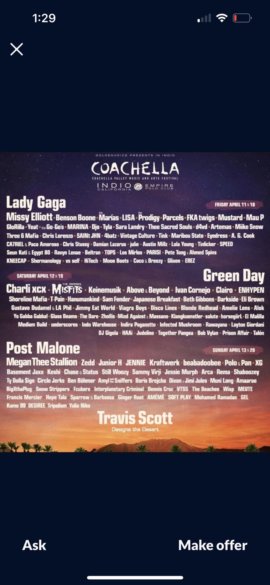 Buying Sunday Wristband