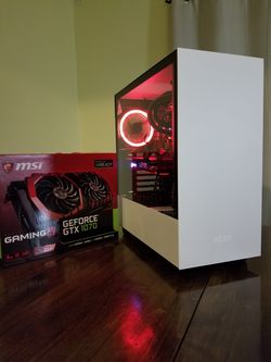 High-End Gaming PC Liquid Cooled i7 16GB RAM GTX 1070 8GB OC SSD Win10