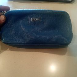 Temu Womens Wallet, Blue With Zipper