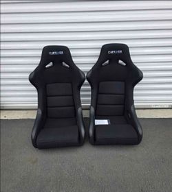 Nrg Innovations Racing Bucket Seats Asientos Deportivos Universales