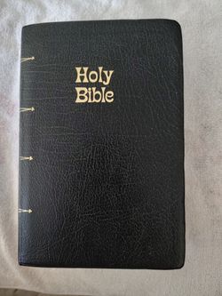 Genuine Leather Bind Holy Bible With Photo Of  Pope Paul VI