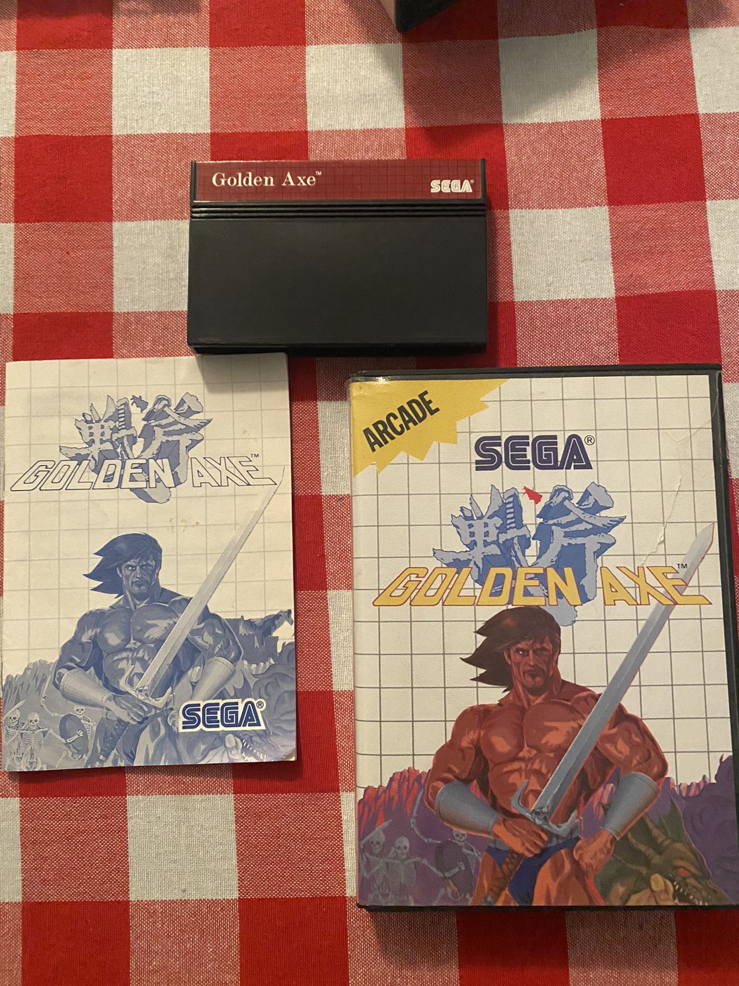 Golden Axe Sega Master System Game