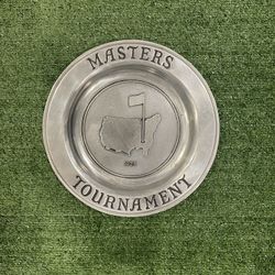 1973 Masters Tournament Dinner Plate Collectible