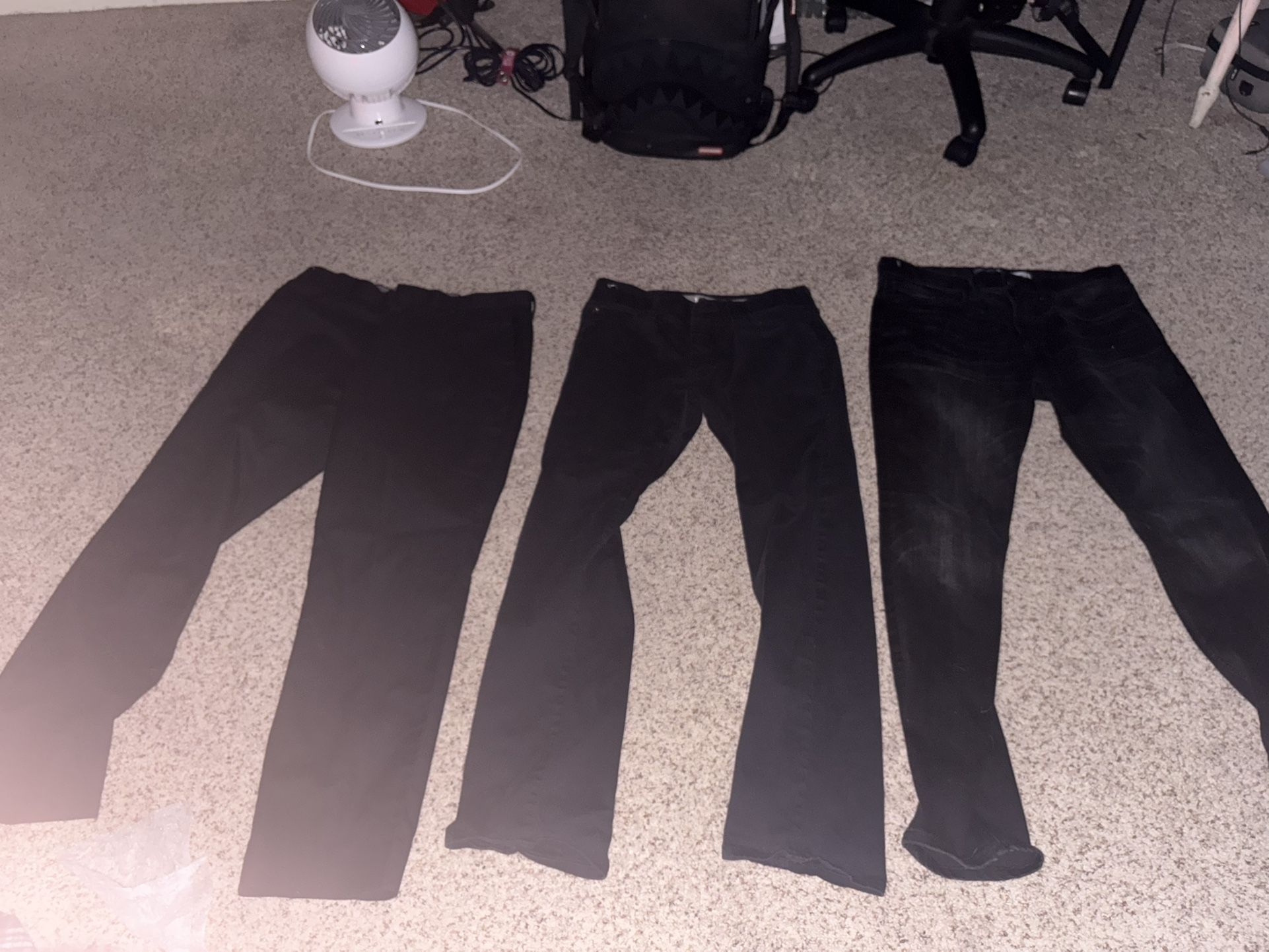 3 pairs of jeans