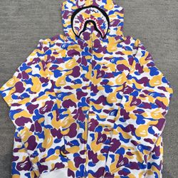 Bape Los Angeles Melrose Opening Shark Hoodie Rare Collectiable 