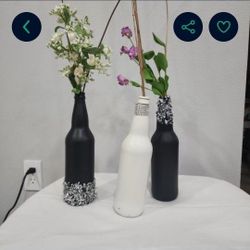 72 Decorated Wine  Bottles Plus 40  Glass Votives 