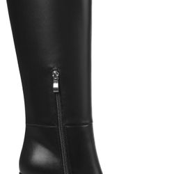 Black Knee High Boots, Size 8