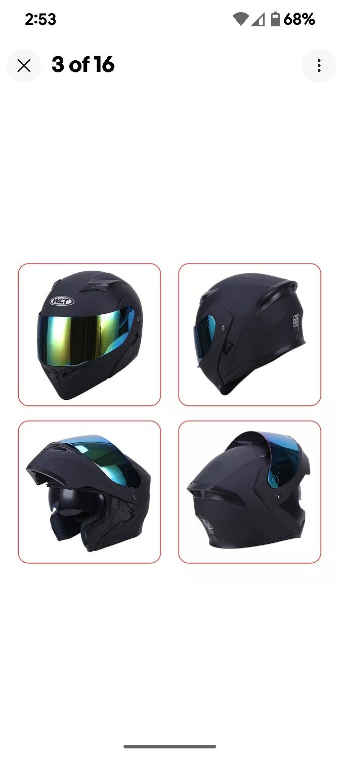XL Motorcycle Helmet 