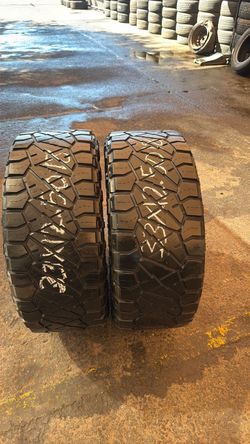 Par 33x12./18 Nitto ridge grappler 70% Vida