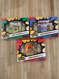 Pokemon Mega Evolution Ascended Heroes  Ex Box Set of 3 Factory Sealed
