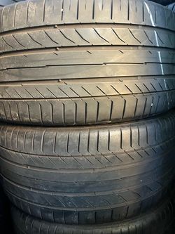 Pair Of 255 35 19 Continental Tires