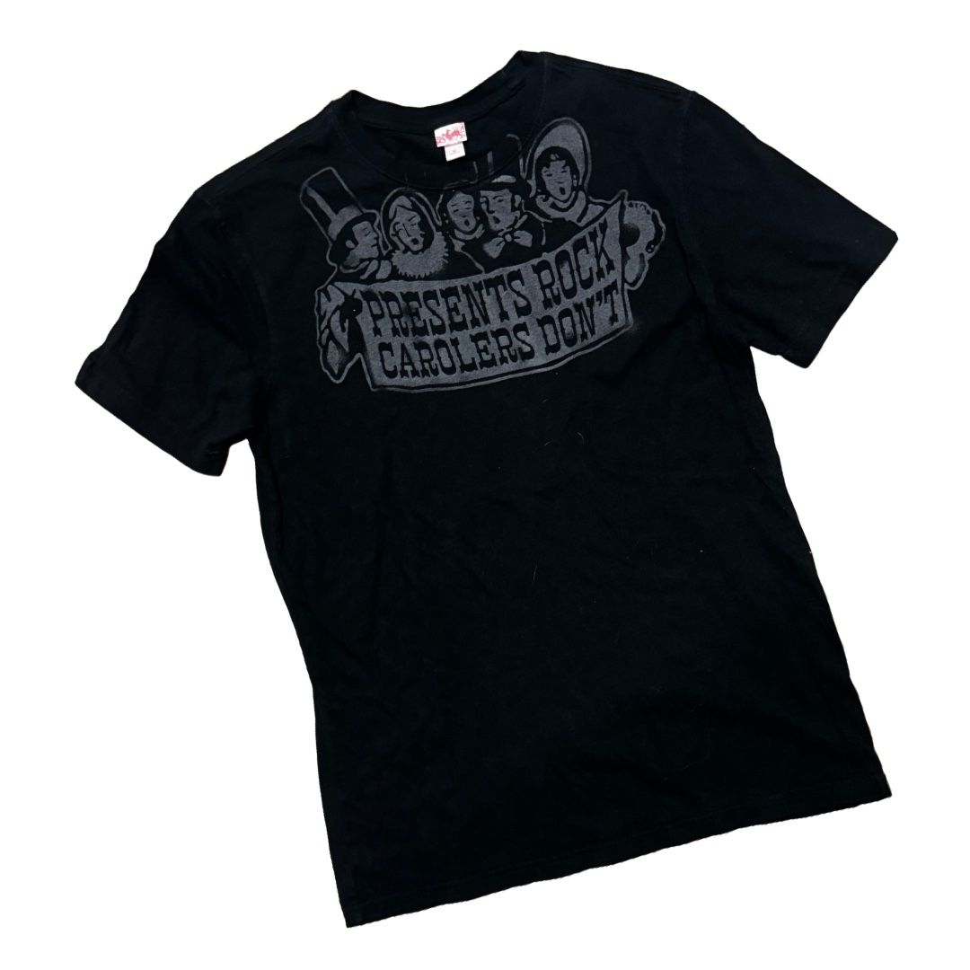 Christmas: Presents Rock Carolers Don't Funny Xmas Carols Black T Shirt