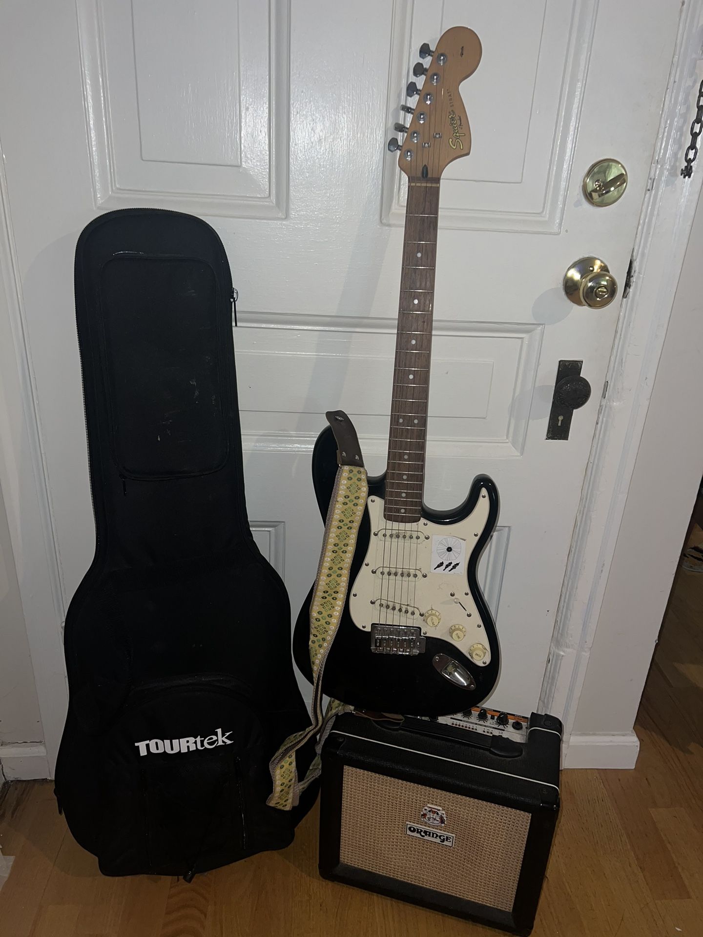 Guitar, Amp, & Case